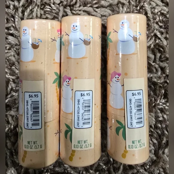 American Eagle Coconut Coco Lip Balm New Sealed 3 Pack - Picture 4 of 5